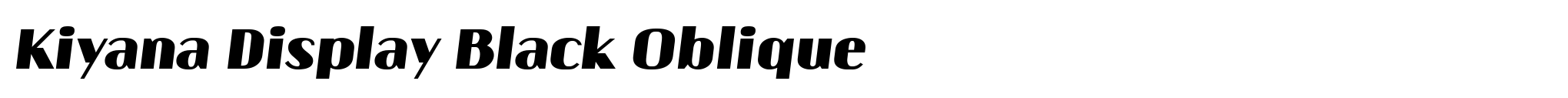Kiyana Display Black Oblique image